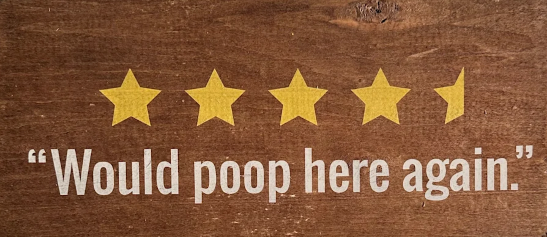 Poop review