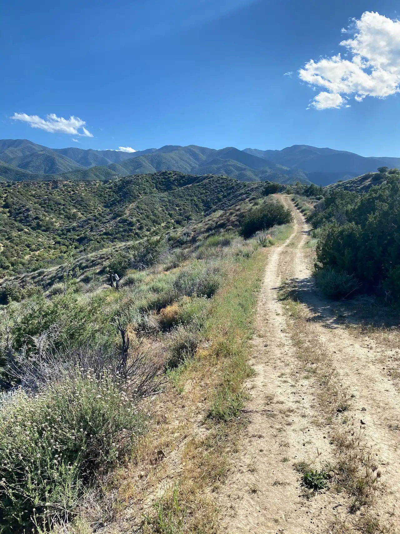 Hike at the base of the mountains